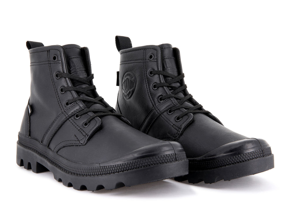 Botas Palladium PALLABROUSSE HI WATERPROOF Mujer Negras | Costa Rica-08156